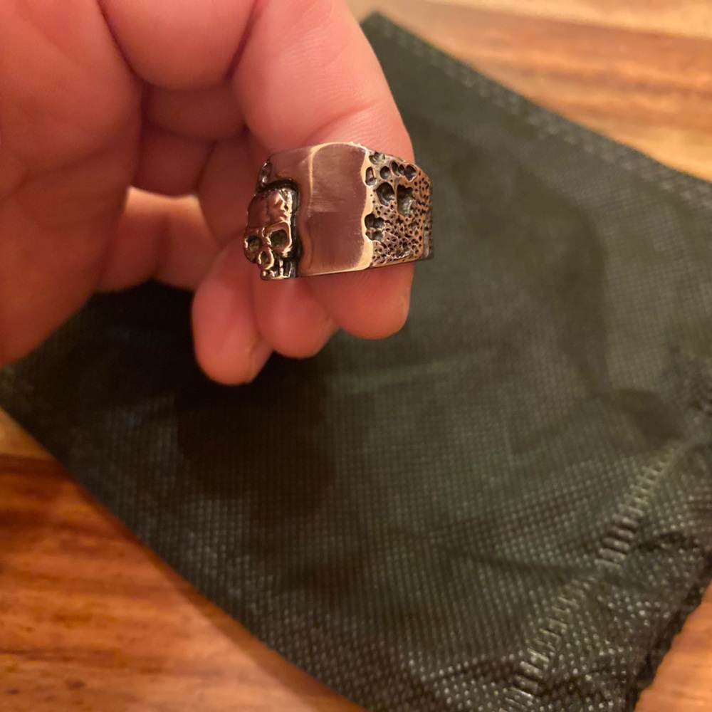 Stainless Skull ring - Picture 2 of 3